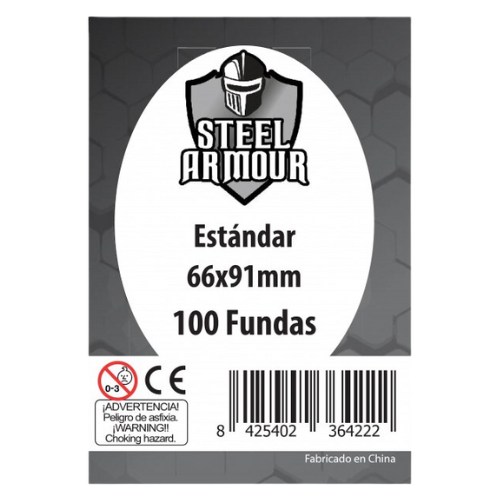 Fundas Steel Armour Standard Transparentes (100 fundas)