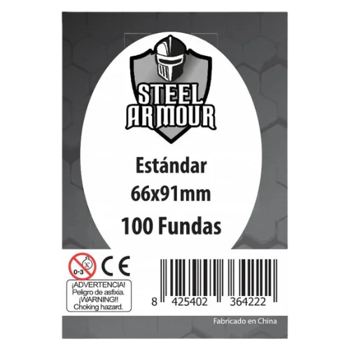 Fundas Steel Armour Standard Transparentes (100 fundas)