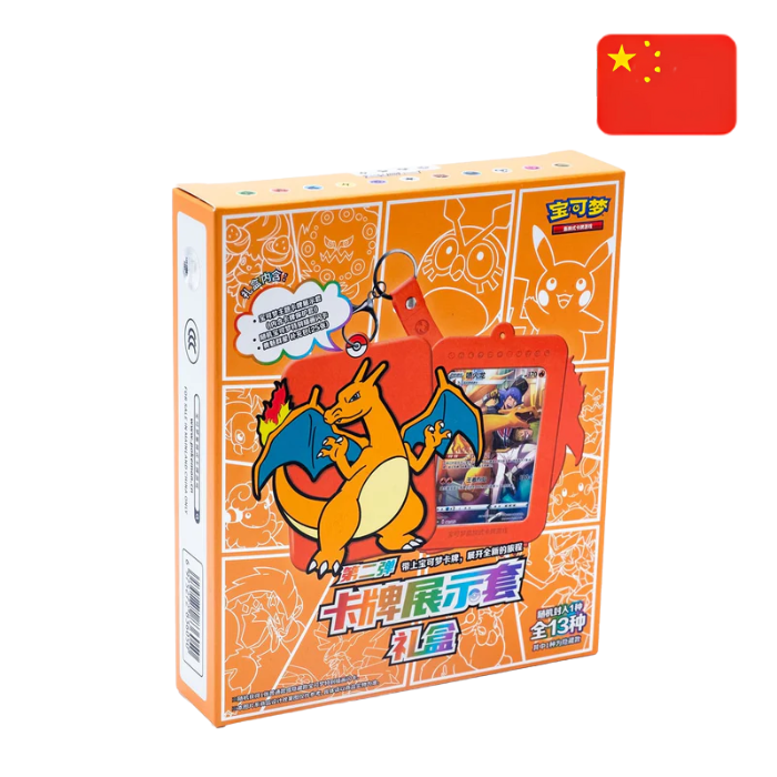 Card Holder Set Box Charizard - Exclusivo China - Pokemon TCG