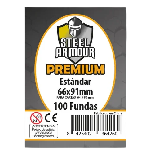 Fundas Steel Armour Premium Transparentes (100 fundas)
