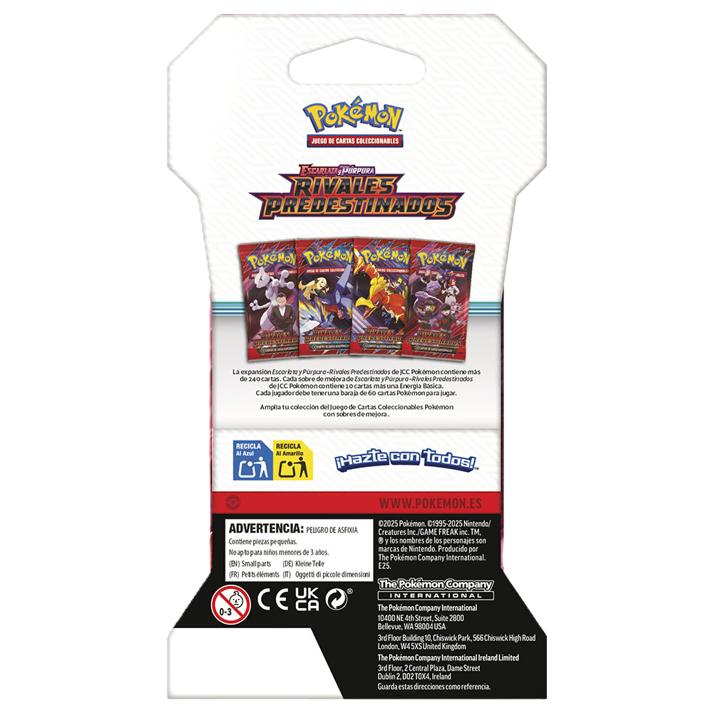 Sobre Emblistado Rivales Predestinados - Español - Pokemon TCG