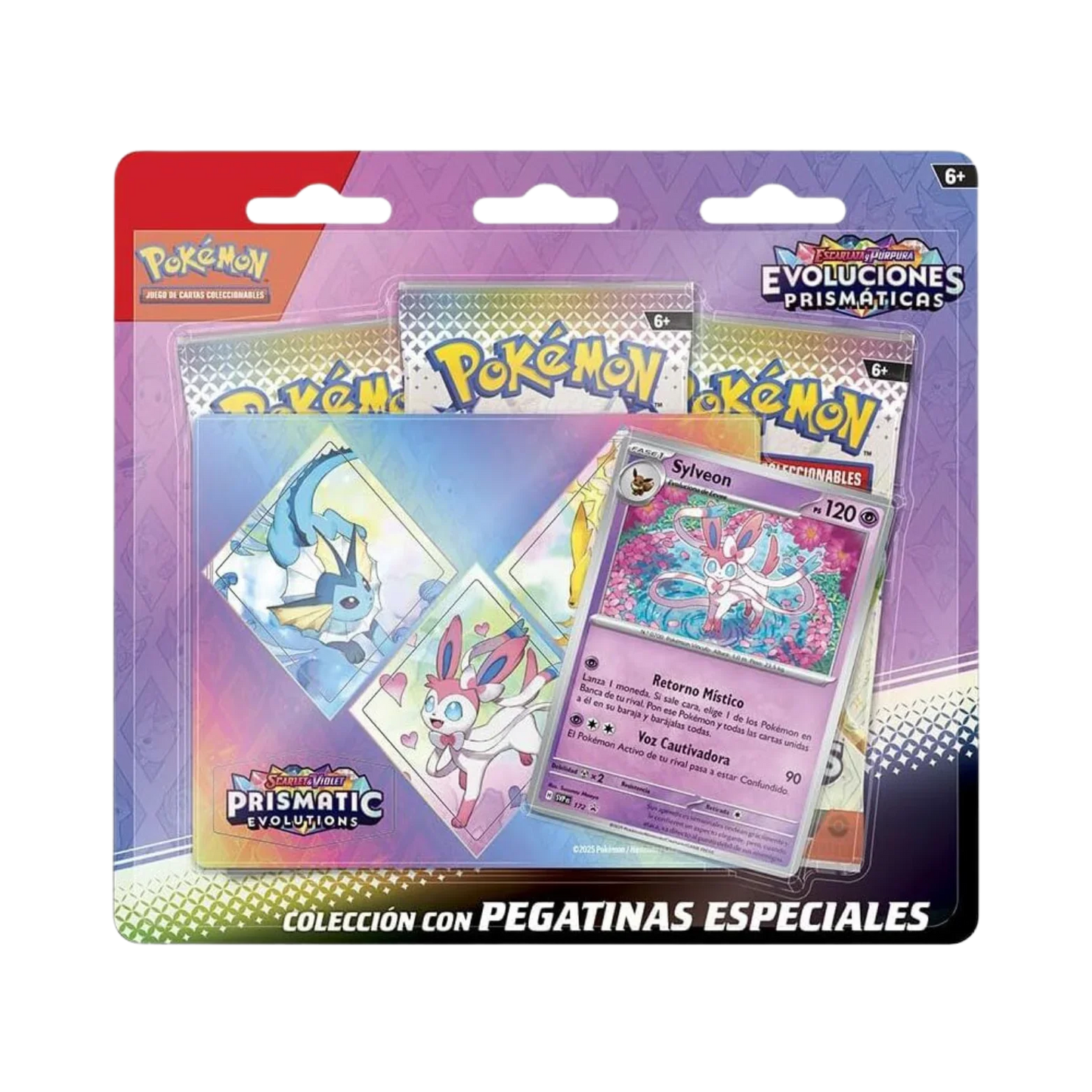 Blister Sticker Evoluciones Prismáticas - Español - Pokemon TCG