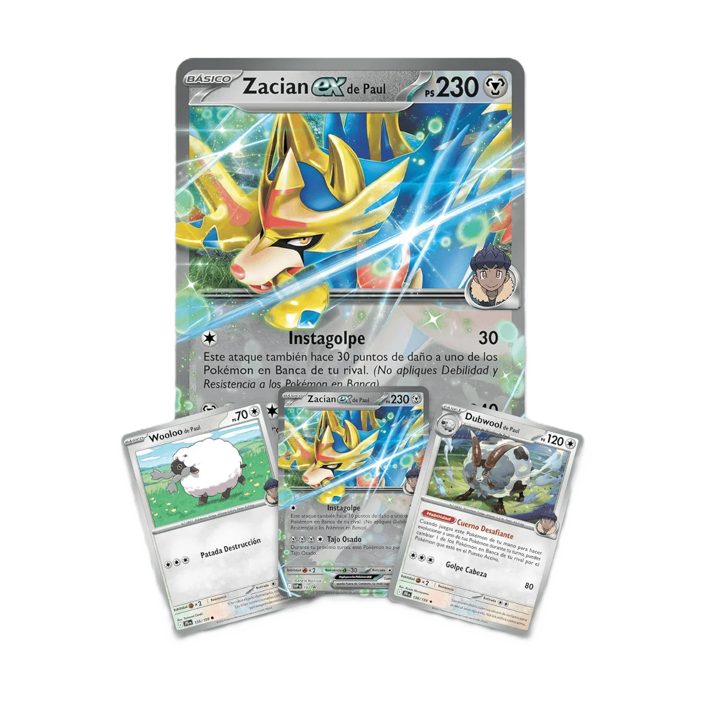 Box Collection Zacian EX de Paul - Español - Pokemon TCG - Shiny Vault
