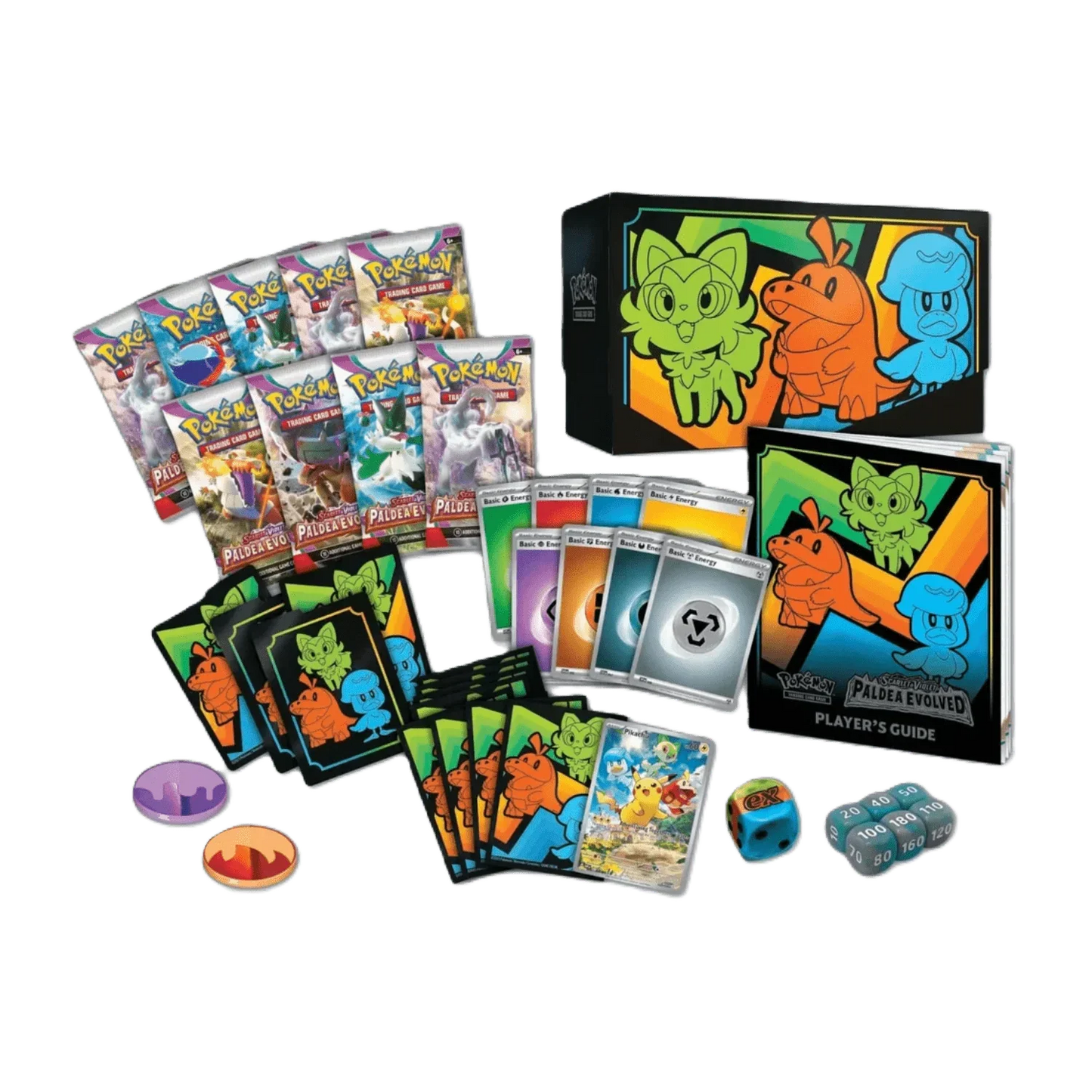 Elite Trainer Box Evoluciones de Paldea - Español - Pokemon TCG - Shiny Vault