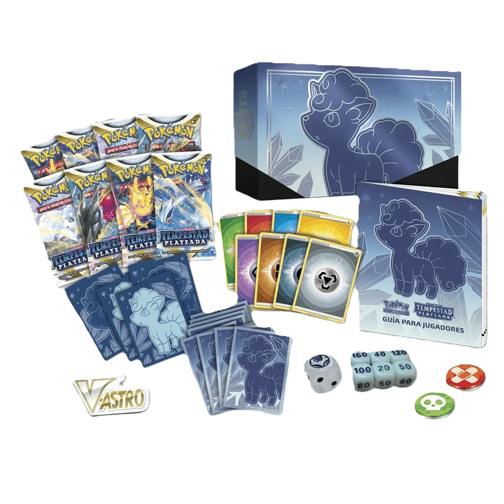 Elite Trainer Box Tempestad Plateada - Español - Pokemon TCG - Shiny Vault