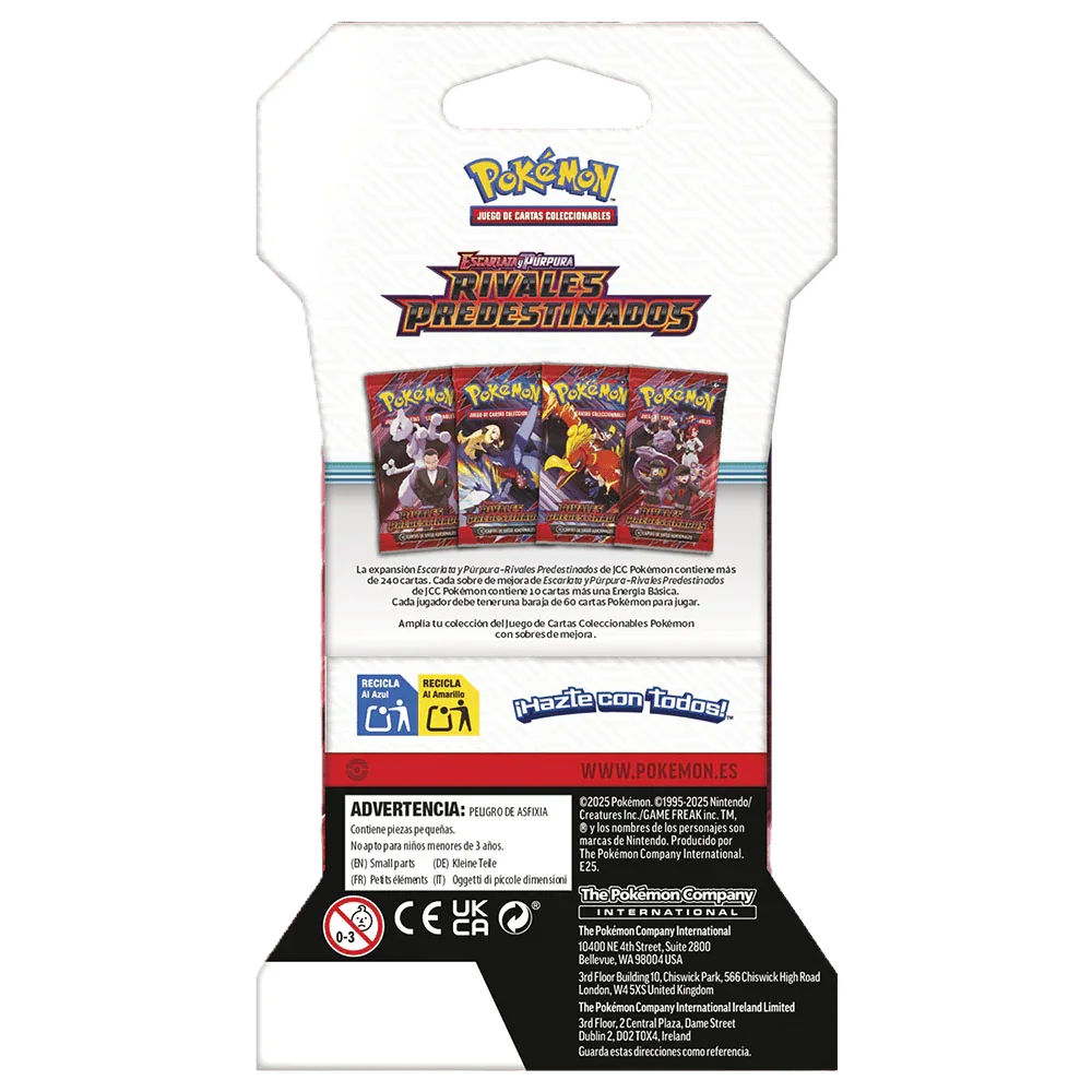 Sobre Emblistado Rivales Predestinados - Español - Pokemon TCG - Shiny Vault