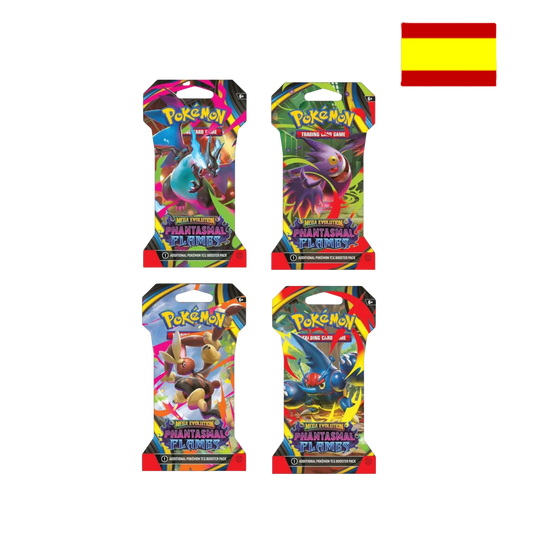 Sobre Emblistado Fuegos Fantasmales - Español - Pokemon TCG