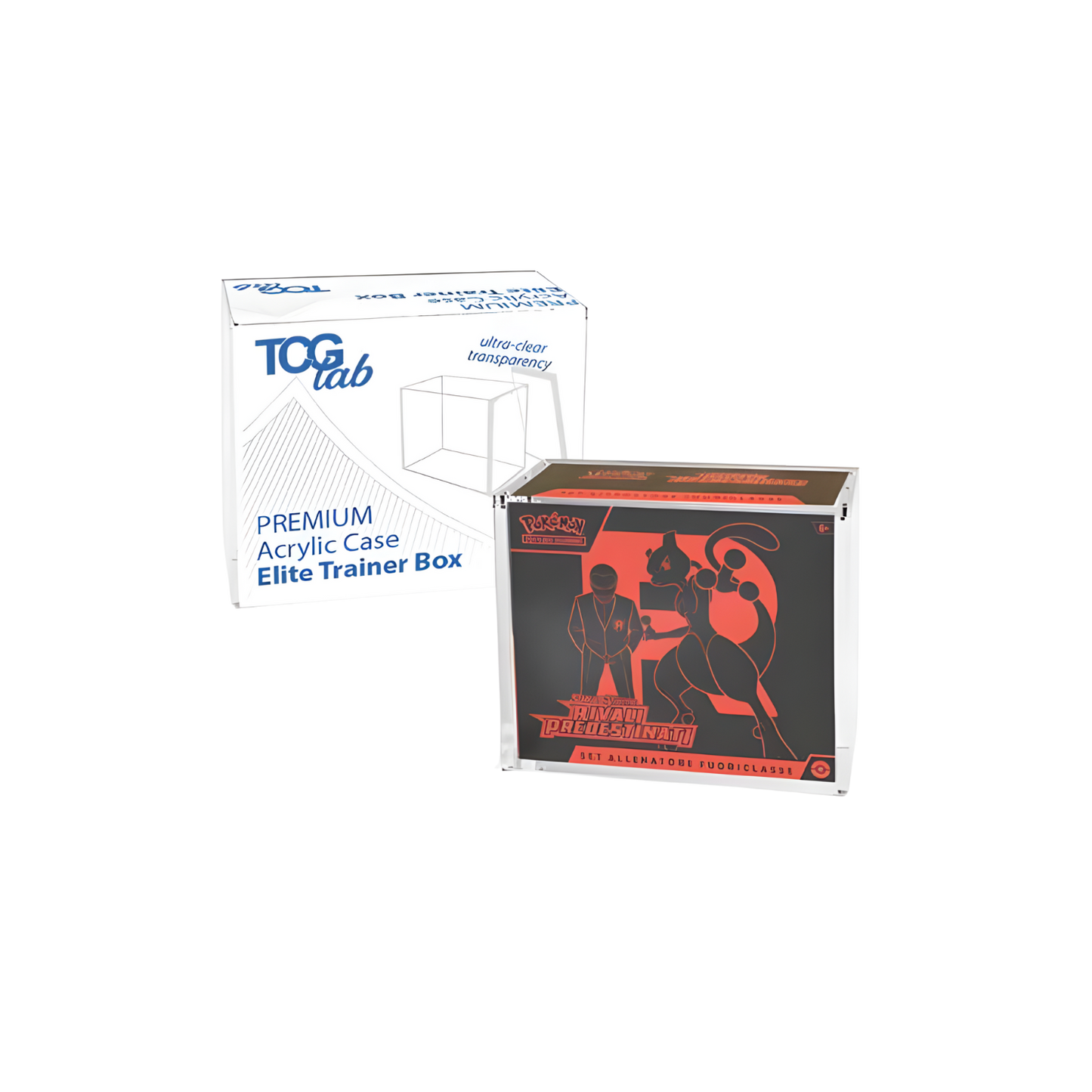 Protector Acrílico para Elite Trainer Box de Pokemon - Metacrilato TCGLab