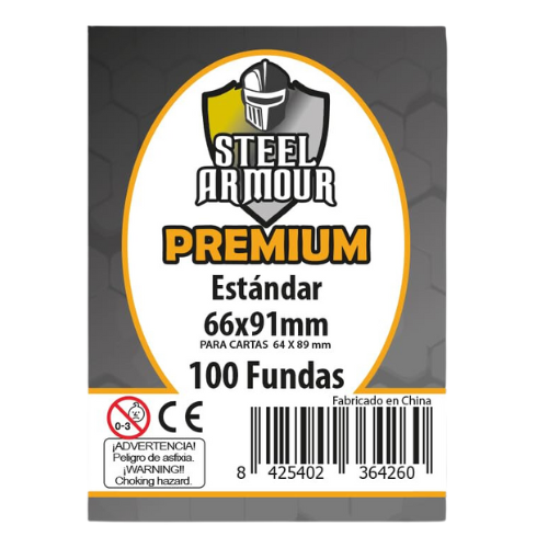 Fundas Steel Armour Premium Transparentes (100 fundas)
