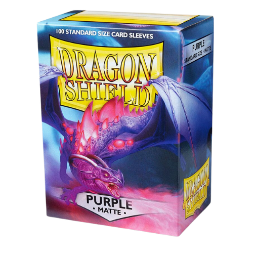Fundas Dragon Shield Purple Matte (100 fundas)