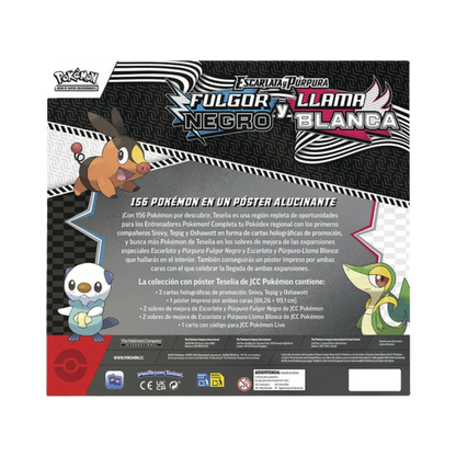 Poster Collection Llama Blanca y Fulgor Negro - Español - Pokemon TCG