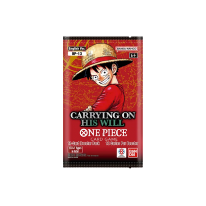 Caja de Sobres OP13 Carrying on his Will - Inglés - One Piece Card Game