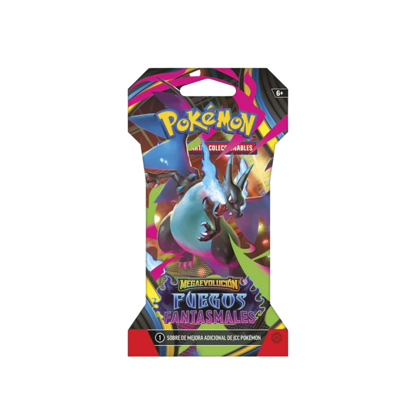 Sobre Emblistado Fuegos Fantasmales - Español - Pokemon TCG