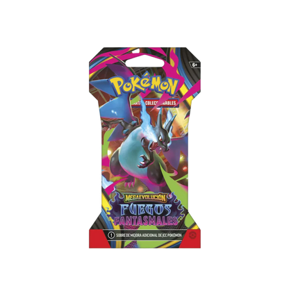 Sobre Emblistado Fuegos Fantasmales - Español - Pokemon TCG