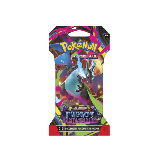 Sobre Emblistado Fuegos Fantasmales - Español - Pokemon TCG