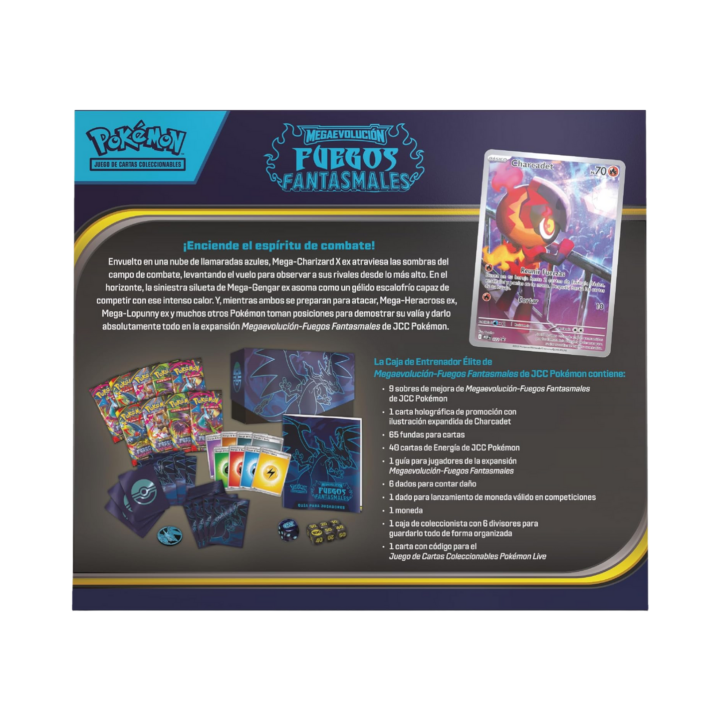 Elite Trainer Box Fuegos Fantasmales - Español - Pokemon TCG