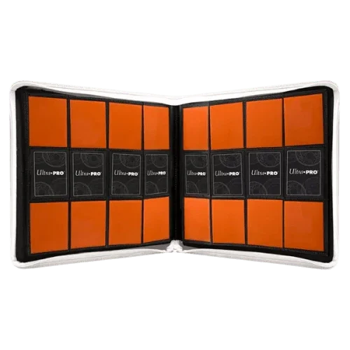 Album 12 - Pocket Zippered Vivid Ultra PRO Blanco - Shiny Vault