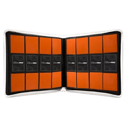 Album 12 - Pocket Zippered Vivid Ultra PRO Blanco - Shiny Vault