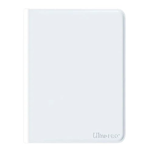 Album 9 - Pocket Zippered Vivid Ultra PRO Blanco - Shiny Vault