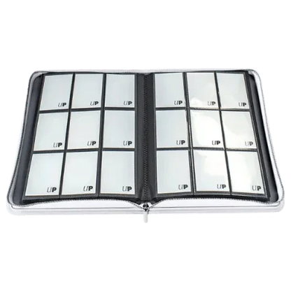 Album 9 - Pocket Zippered Vivid Ultra PRO Blanco - Shiny Vault