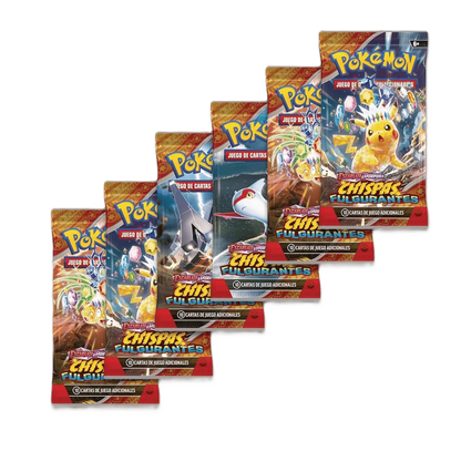 Booster Bundle Chispas Fulgurantes - Español - Pokemon TCG - Shiny Vault