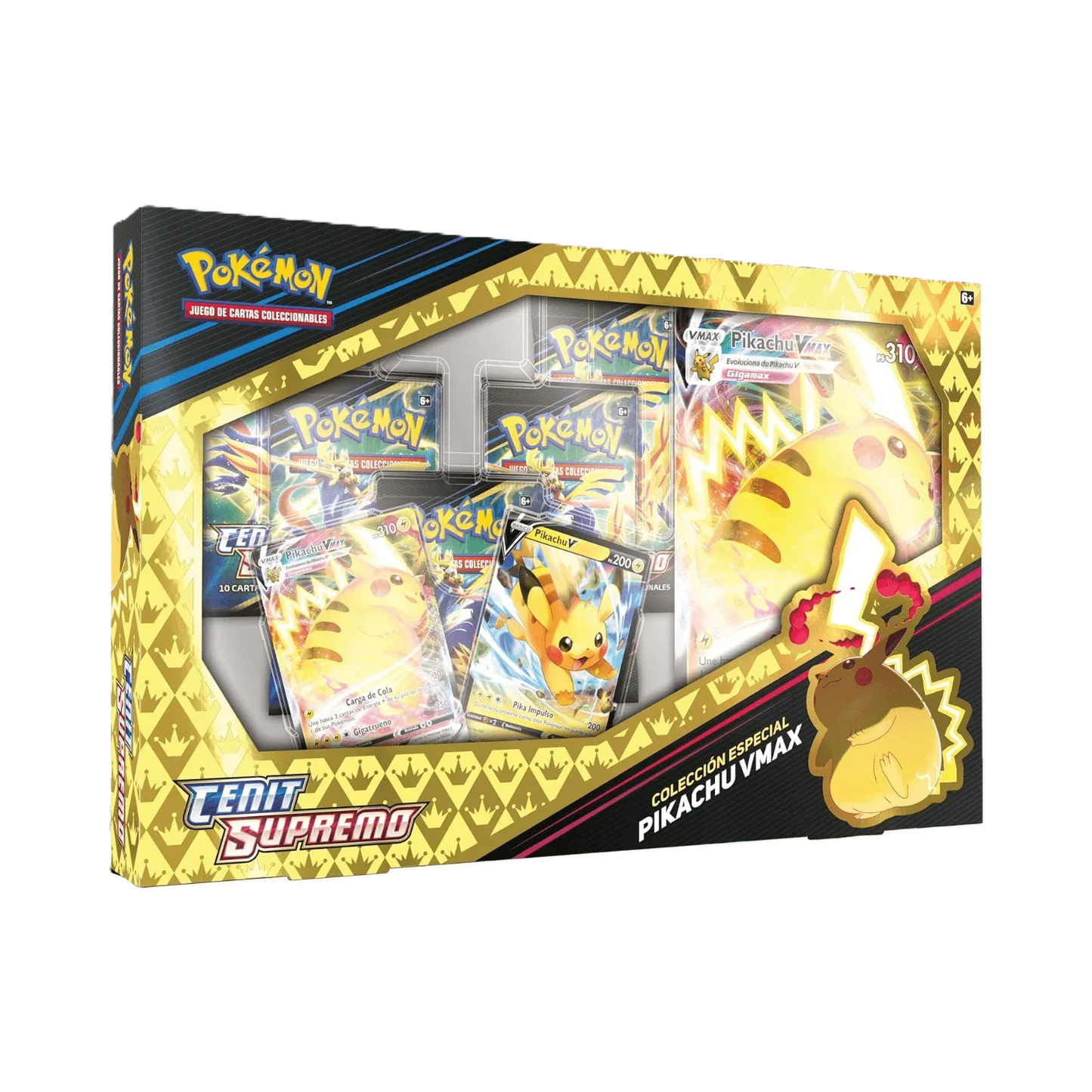 Box Coleccion Especial Pikachu VMAX Cenit Supremo - Español - Pokemon TCG - Shiny Vault