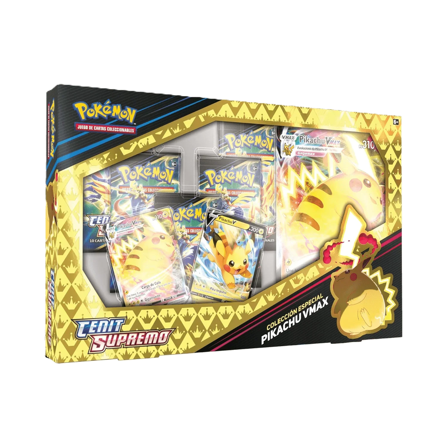 Box Coleccion Especial Pikachu VMAX Cenit Supremo - Español - Pokemon TCG - Shiny Vault
