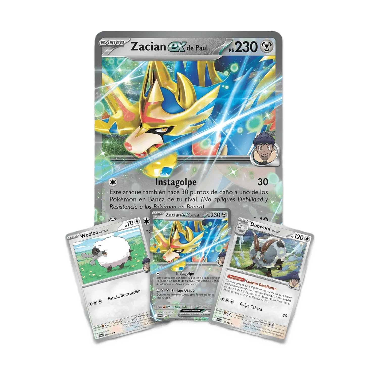 Box Collection Zacian EX de Paul - Español - Pokemon TCG - Shiny Vault