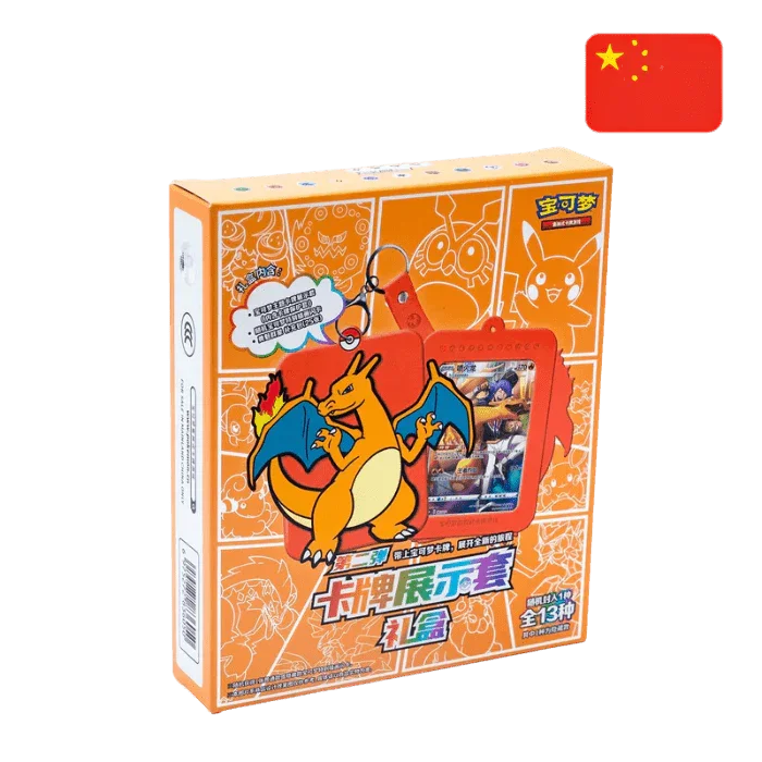 Card Holder Set Box Charizard - Exclusivo China - Pokemon TCG - Shiny Vault