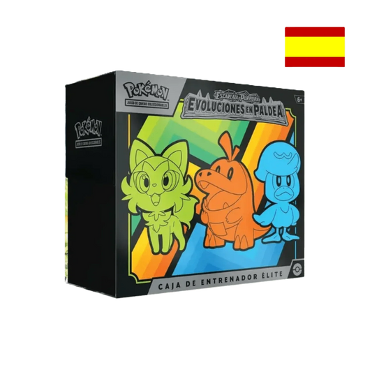 Elite Trainer Box Evoluciones de Paldea - Español - Pokemon TCG - Shiny Vault
