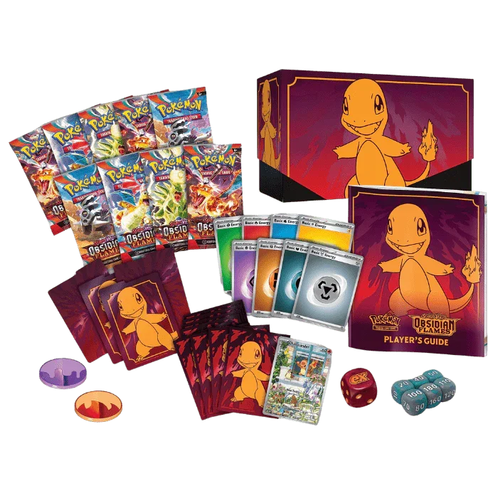 Elite Trainer Box Llamas Obsidianas - Español - Pokemon TCG - Shiny Vault