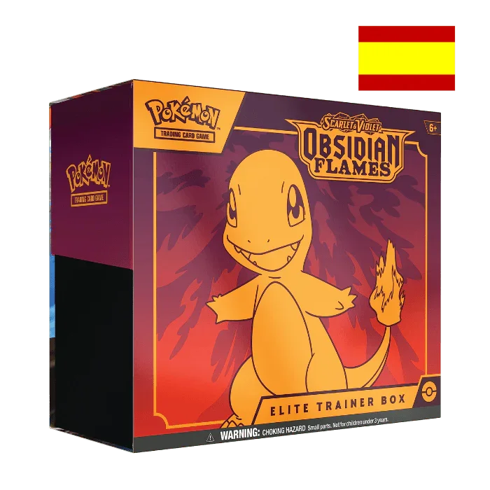 Elite Trainer Box Llamas Obsidianas - Español - Pokemon TCG - Shiny Vault