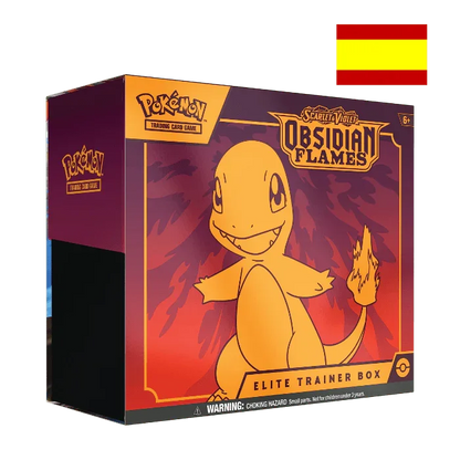 Elite Trainer Box Llamas Obsidianas - Español - Pokemon TCG - Shiny Vault
