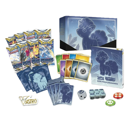 Elite Trainer Box Tempestad Plateada - Español - Pokemon TCG - Shiny Vault
