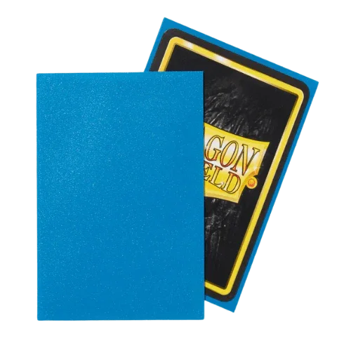 Fundas Dragon Shield Sapphire Matte (100 fundas) - Shiny Vault