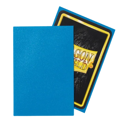 Fundas Dragon Shield Sapphire Matte (100 fundas) - Shiny Vault