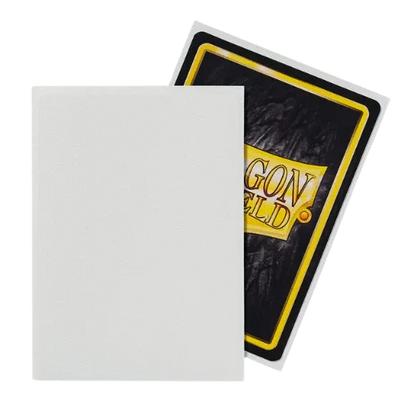 Fundas Dragon Shield White Matte (100 fundas) - Shiny Vault